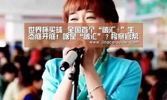 世界杯买球-全国首个“碳汇+”生态庭开庭!啥是“碳汇”?检察官帮你get(图2) 世界杯下注官网